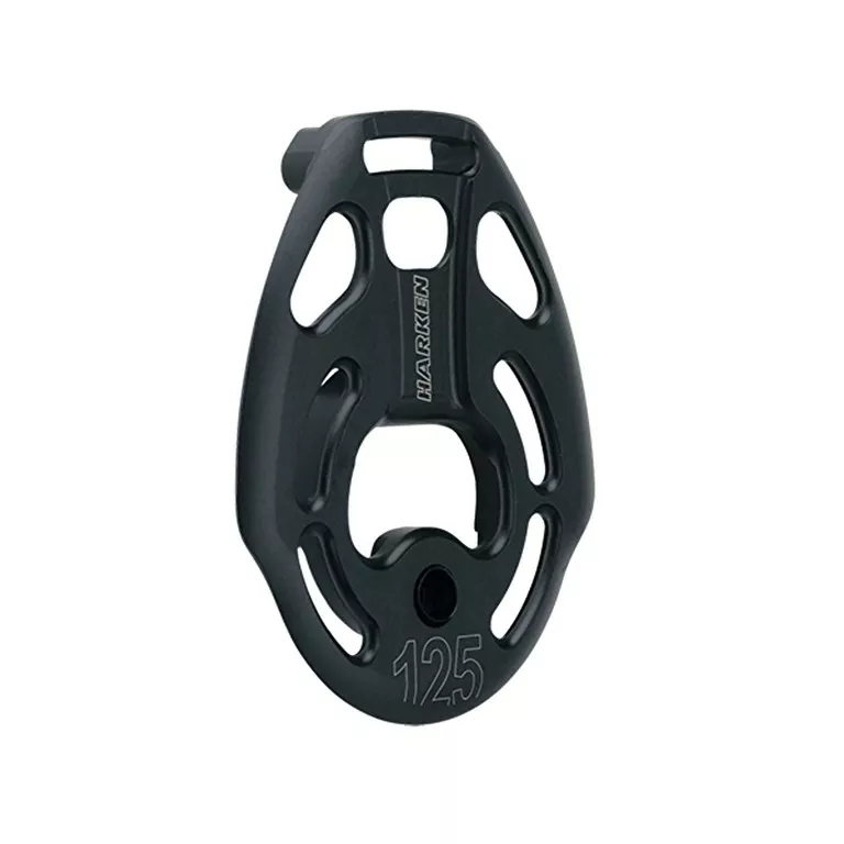 Sideplate with Isolator - 125 mm Black Magic Loop Block | Harken